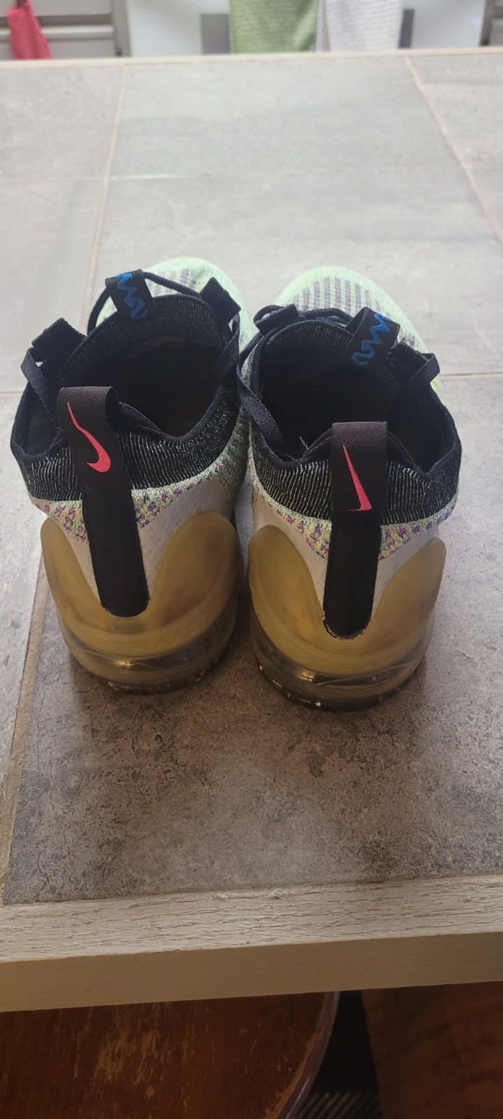 Nike Air VaporMax 2021 Flyknit Next Nature Volt Photo Blue DX3368-700 Men Nike Air VaporMax 2021 Flyknit Next Nature Volt Photo Blue DX3368-700 Men - Image 3