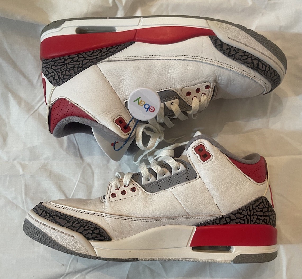 Nike Air Jordan 3 Retro Fire Red 2022 DN3707-160 Men’s Size 10.5 AUTH GUARANTEE Nike Air Jordan 3 Retro Fire Red 2022 DN3707-160 Men’s Size 10.5 AUTH GUARANTEE - Image 2