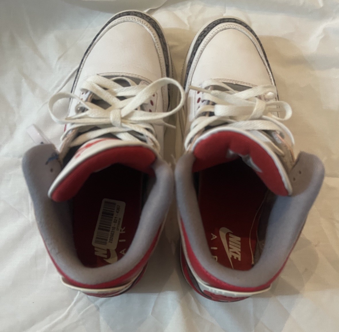 Nike Air Jordan 3 Retro Fire Red 2022 DN3707-160 Men’s Size 10.5 AUTH GUARANTEE Nike Air Jordan 3 Retro Fire Red 2022 DN3707-160 Men’s Size 10.5 AUTH GUARANTEE - Image 3