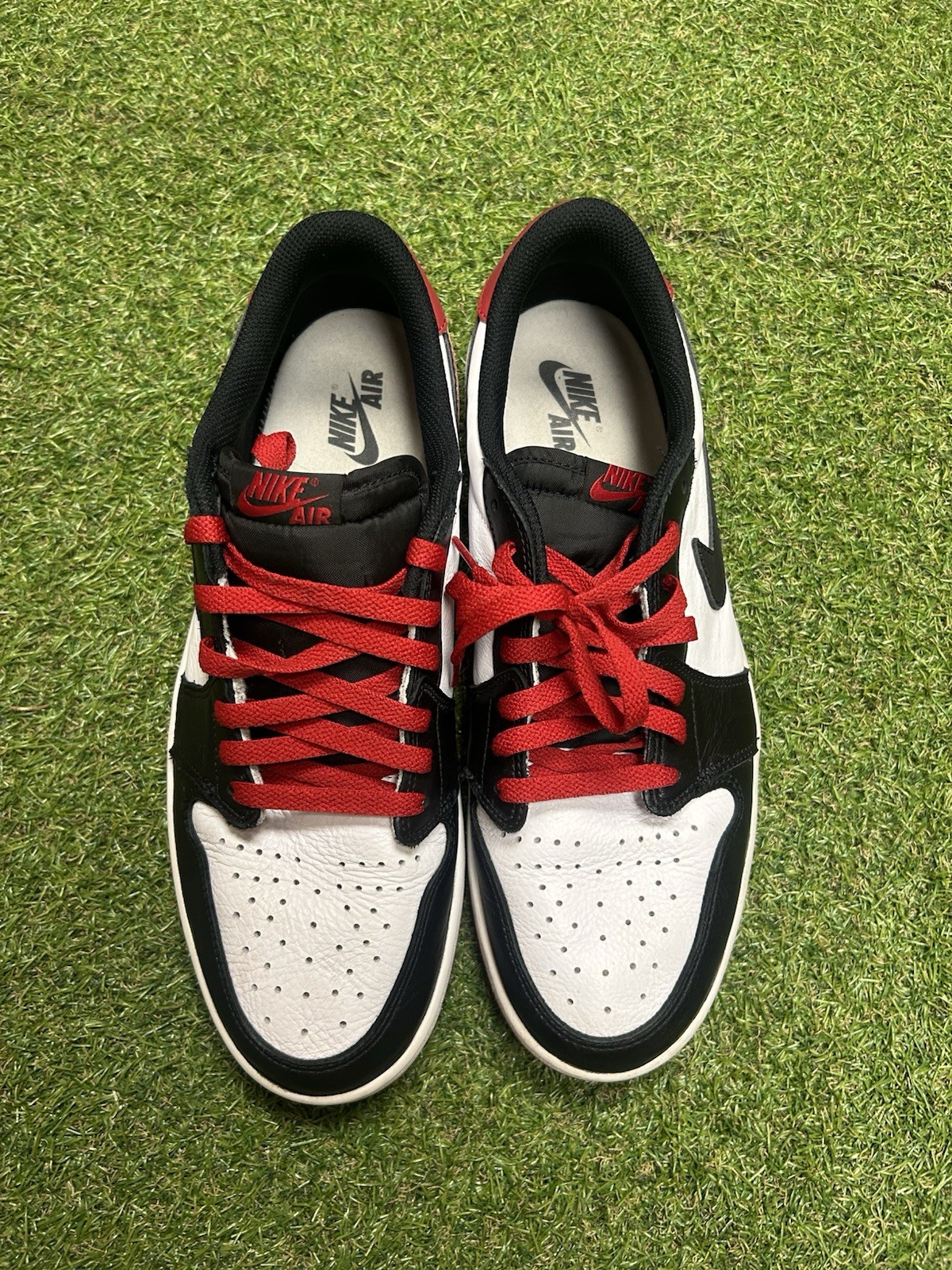 Size 12 - Air Jordan 1 Retro OG Low Black Toe Size 12 - Air Jordan 1 Retro OG Low Black Toe - Image 2