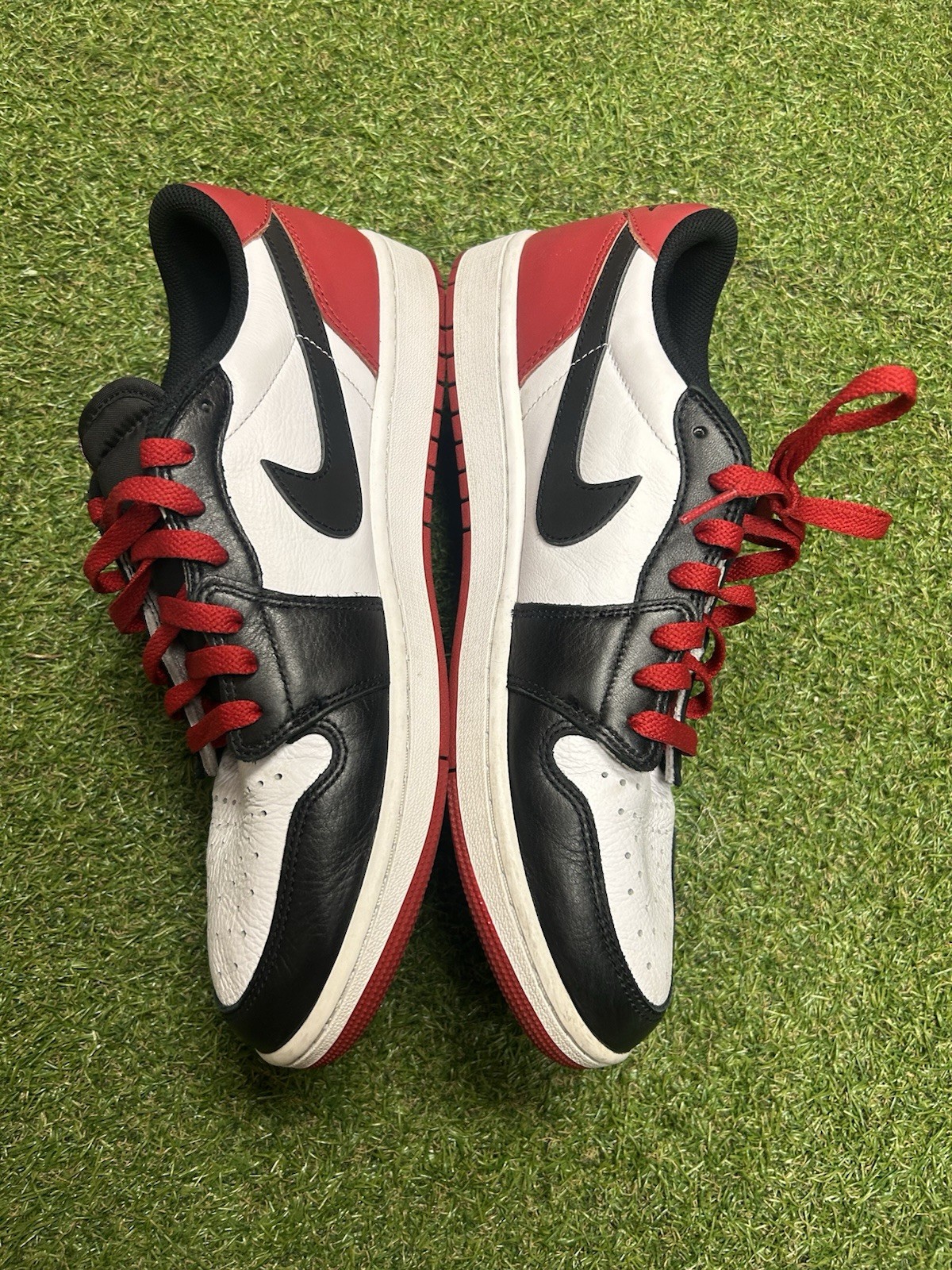 Size 12 - Air Jordan 1 Retro OG Low Black Toe Size 12 - Air Jordan 1 Retro OG Low Black Toe - Image 3