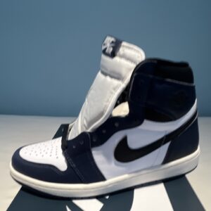 Nike Air Jordan 1 White/Midnight Navy DZ5485-401 High Top Sneaker