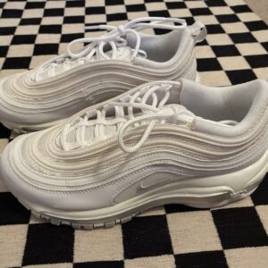 Nike Air Max 97 Triple White, Size 7