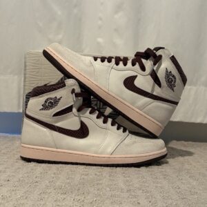 Jordan Air Jordan 1 High OG x A Ma Maniere Airness Sail/Burgundy DO7097-100