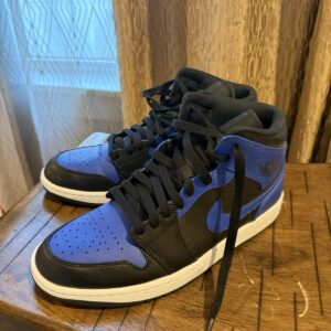 Jordan Air Jordan 1 Retro High OG Royal Black Blue Leather High Top Sneakers
