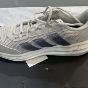 8W adidas Astrastar JQ6089 Gray Mesh Lace Up Athletic Sneakers Rubber Outsole