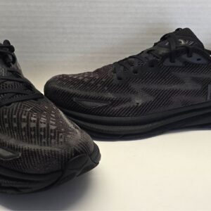 Hoka One One Mens Clifton 9 Black 1127895 BBLC Shoes Running Sneakers 11.5 D