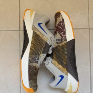 NEW Nike Metcon 10 AMP Light Bone Blue Stone Grey HQ2615-001 Crossfit sz 10.5