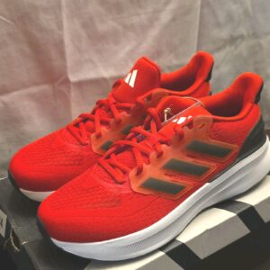 Adidas UltraRun 5 J  Red black Running Shoes 6.5 Youth (Women's 8) JQ5553 New