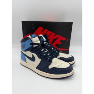 Air Jordan 1 Retro High OG Obsidian University Blue 555088-140 Mens 10.5 OG Box