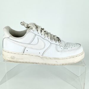 Nike Air Force 1 Mens Size 8 Triple White Low Top Sneakers Shoes CW2288-111 AF1