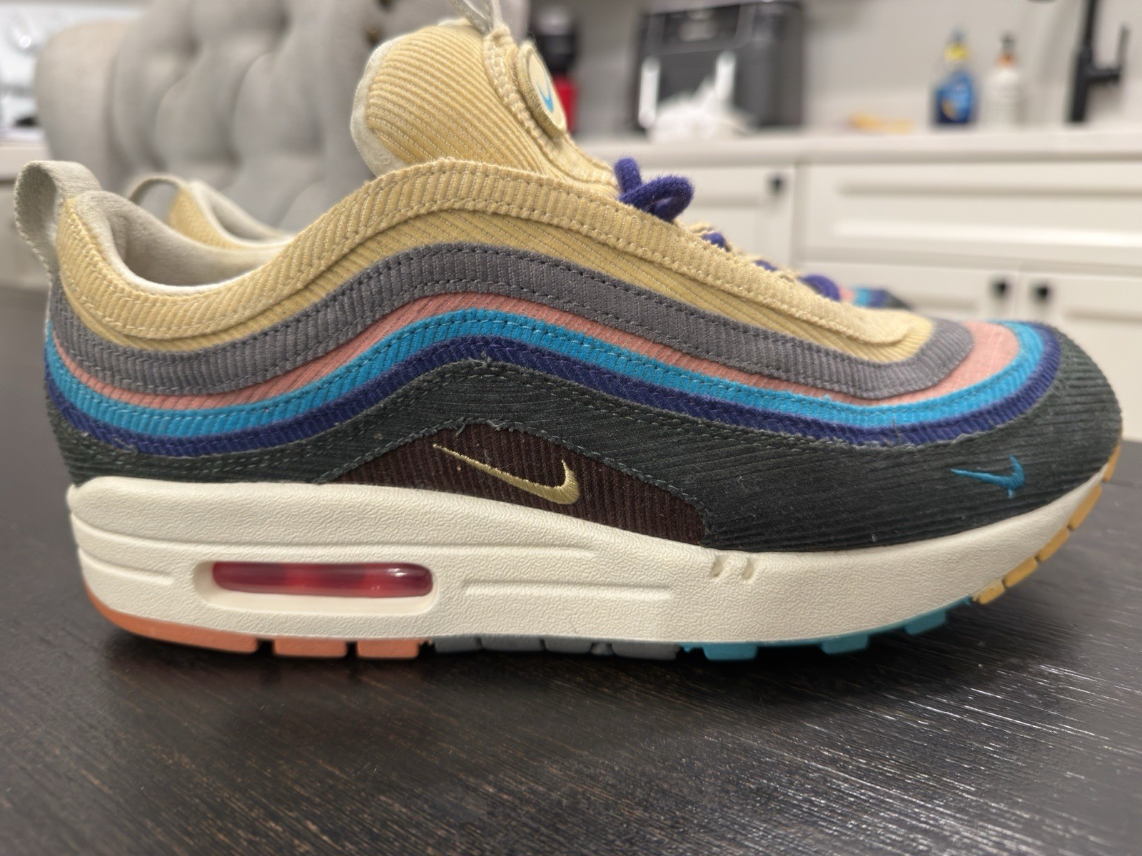 Nike Air Max 1/97 VF SW Sean Wotherspoon Multicolor Corduroy Low Top Nike Air Max 1/97 VF SW Sean Wotherspoon Multicolor Corduroy Low Top - Image 2
