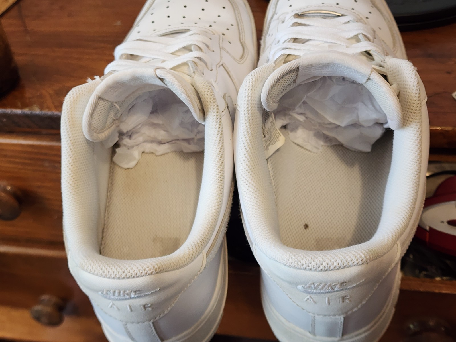 Nike Air Force 1 Low Triple White Men’s Size 10.5 315122-111 Sneakers AF1 Shoes Nike Air Force 1 Low Triple White Men’s Size 10.5 315122-111 Sneakers AF1 Shoes - Image 3