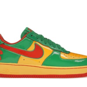 size 10 lil yachty x nike air force 1 low concrete boys lucky green