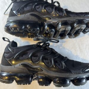 nike air vapormax plus triple black low top sneaker running 924453 004 men