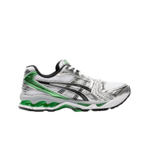 asics gel kayano 14 white malachite green 1201a019 110 authentic men sneakers
