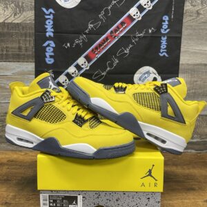 size 14 jordan 4 retro mid lightning