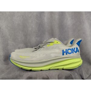 hoka clifton 9 mens running shoes silver ice water 1127895 stlc size 13d nwob