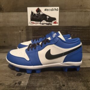 size 12 air jordan 1 retro mcs low cleat game royal