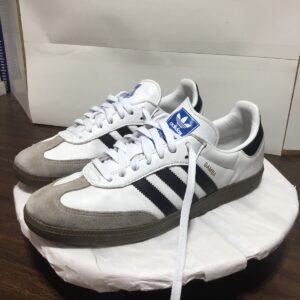 size 10 adidas samba og low white black gum