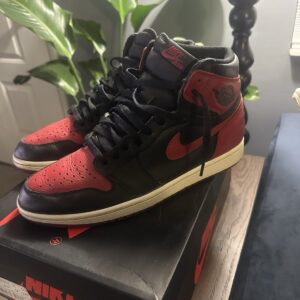 air jordan 1 retro high og bred size 10.5