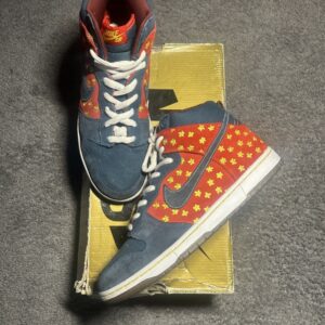 size 10.5 nike dunk premium sb high quagmire 2009 gold box 313171 331 nightshade
