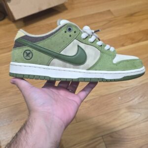 nike sb dunk low pro yuto horigome matcha men's size 10 hf8022 300