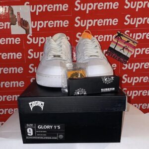 glo gang glory force 1 size 9 air force nike chief keef brand new first release