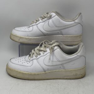 nike mens air force 1 '07 cw2288 111 white low top lace up sneaker shoes size 10