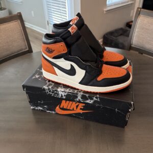 air jordan 1 retro og 2025 high shattered backboard, size 12
