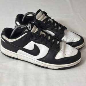 nike dunk low retro men's sz 10 gym white black panda dd1391 100 sneakers shoes