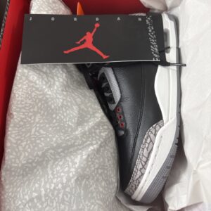 air jordan 3 retro og 'black cement' dn3707 010 size 8
