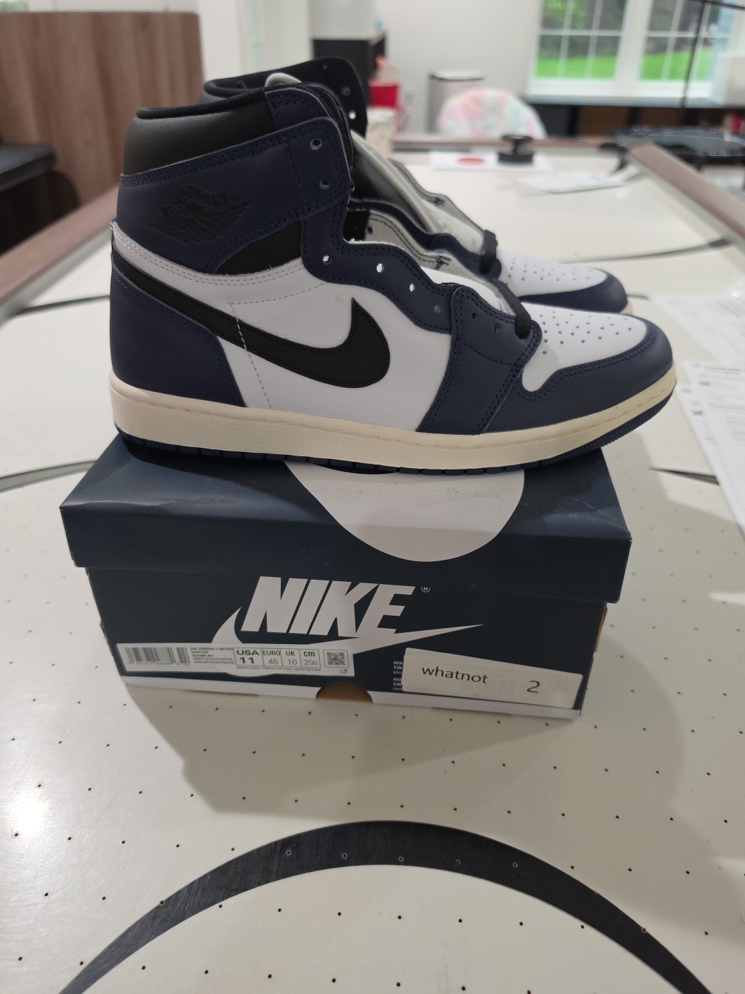 size 11 air jordan 1 retro og high midnight navy new size 11 air jordan 1 retro og high midnight navy new