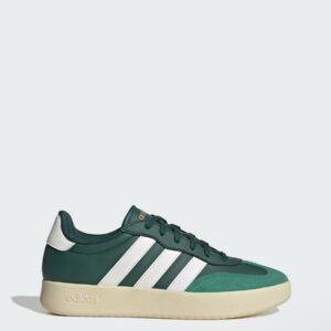 adidas barreda men’s green/white low top lace up sneakers jr1320 12m