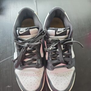nike dunk low retro panda black white dd1391 100 men's size [9.5] used