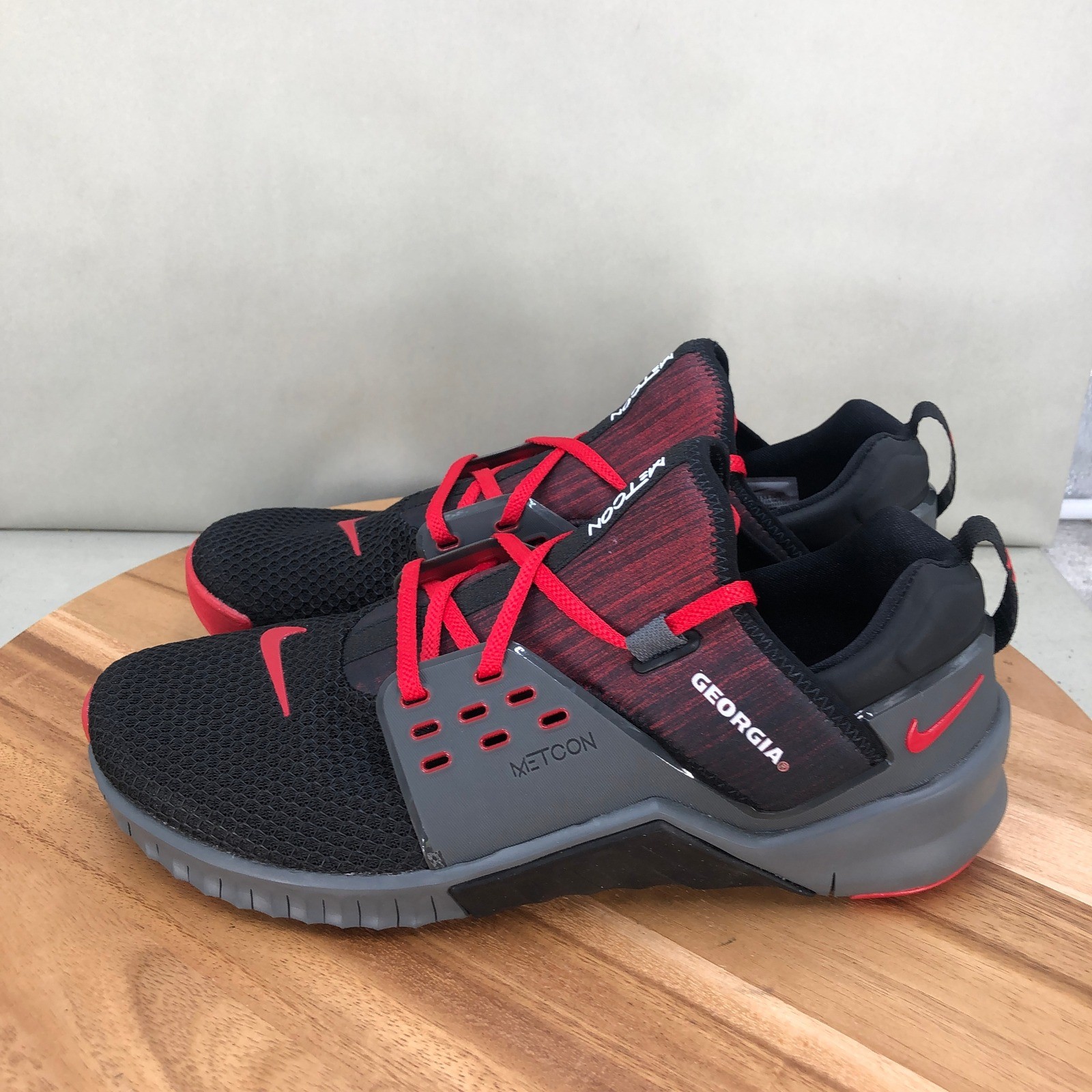 nike free metcon 2 georgia bulldogs mens training shoes black red cq8153 001 11 nike free metcon 2 georgia bulldogs mens training shoes black red cq8153 001 11