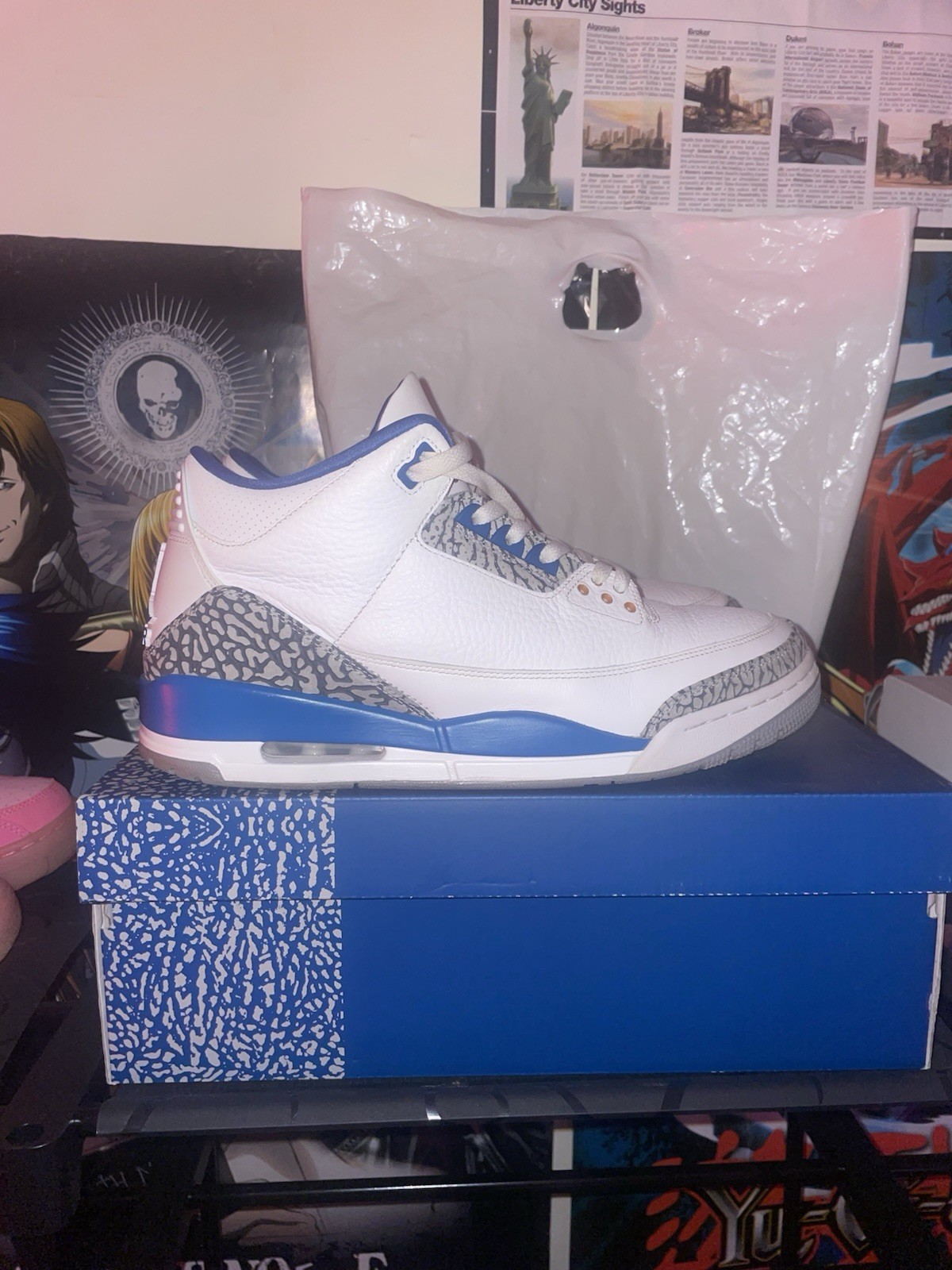 jordan air jordan 3 retro washington wizards true blue ct8532 148 jordan air jordan 3 retro washington wizards true blue ct8532 148