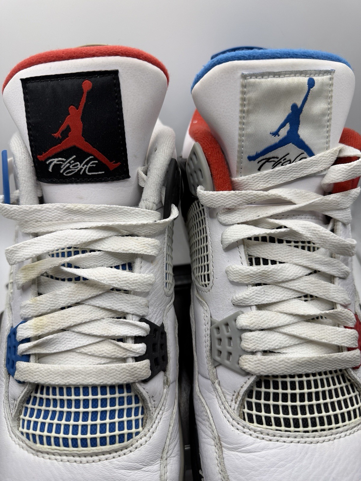 jordan air jordan 4 retro se what the 2019 white red blue leather men's sneakers jordan air jordan 4 retro se what the 2019 white red blue leather men's sneakers