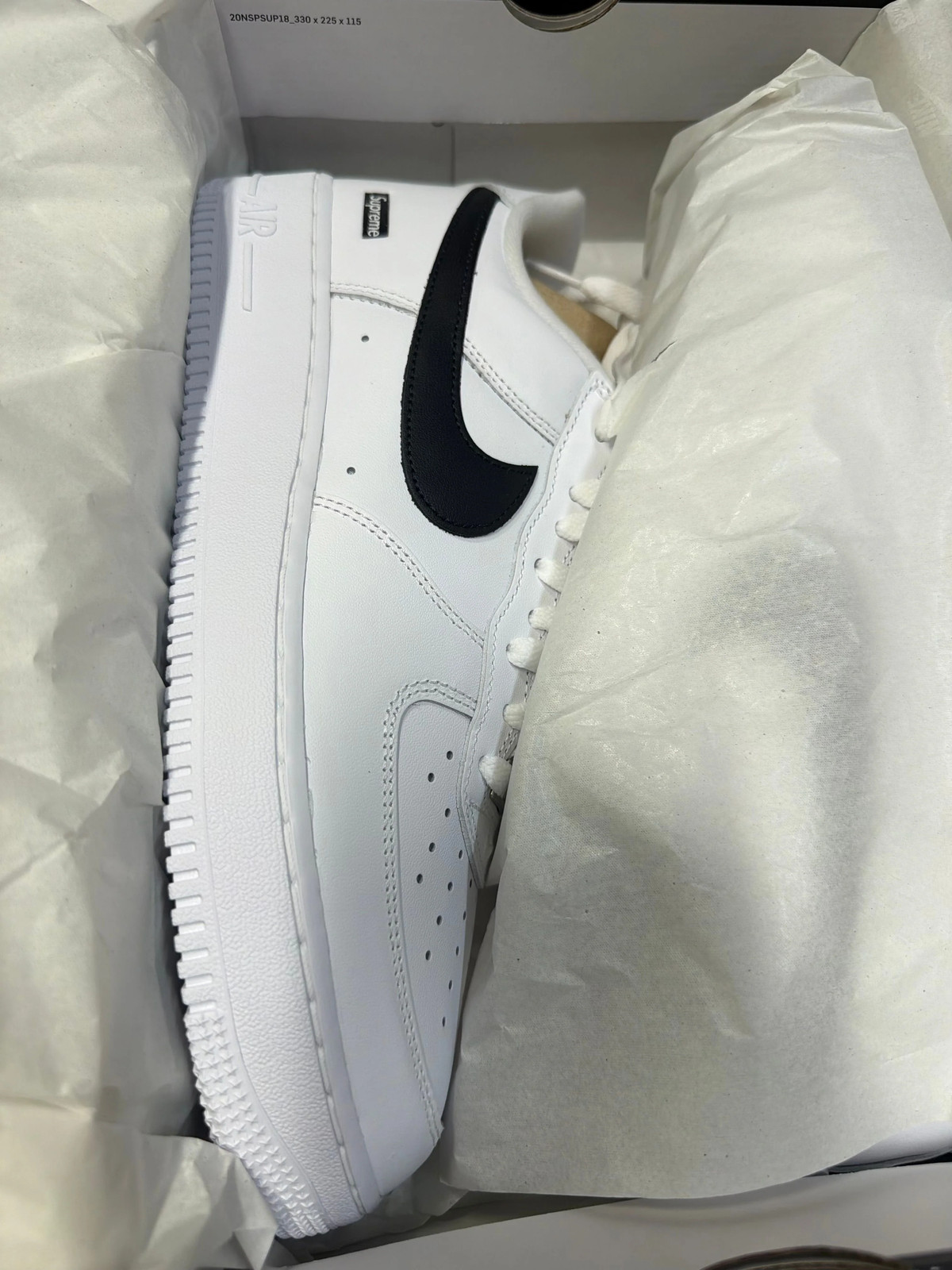 nike air force 1 low supreme white black nike air force 1 low supreme white black