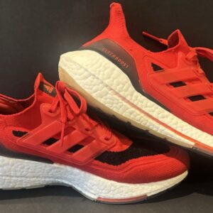 adidas ultraboost 21 men's size 10.5 running shoes sneakers red black