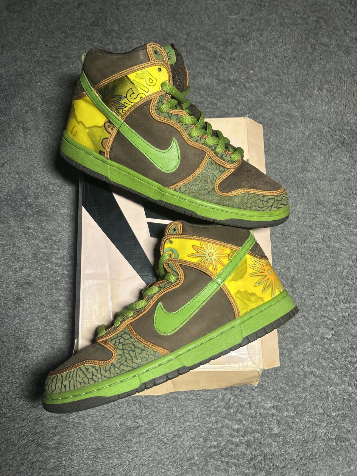 nike dunk high pro sb de la soul size 10 brown 305050 231 vintage 2006 pink box nike dunk high pro sb de la soul size 10 brown 305050 231 vintage 2006 pink box