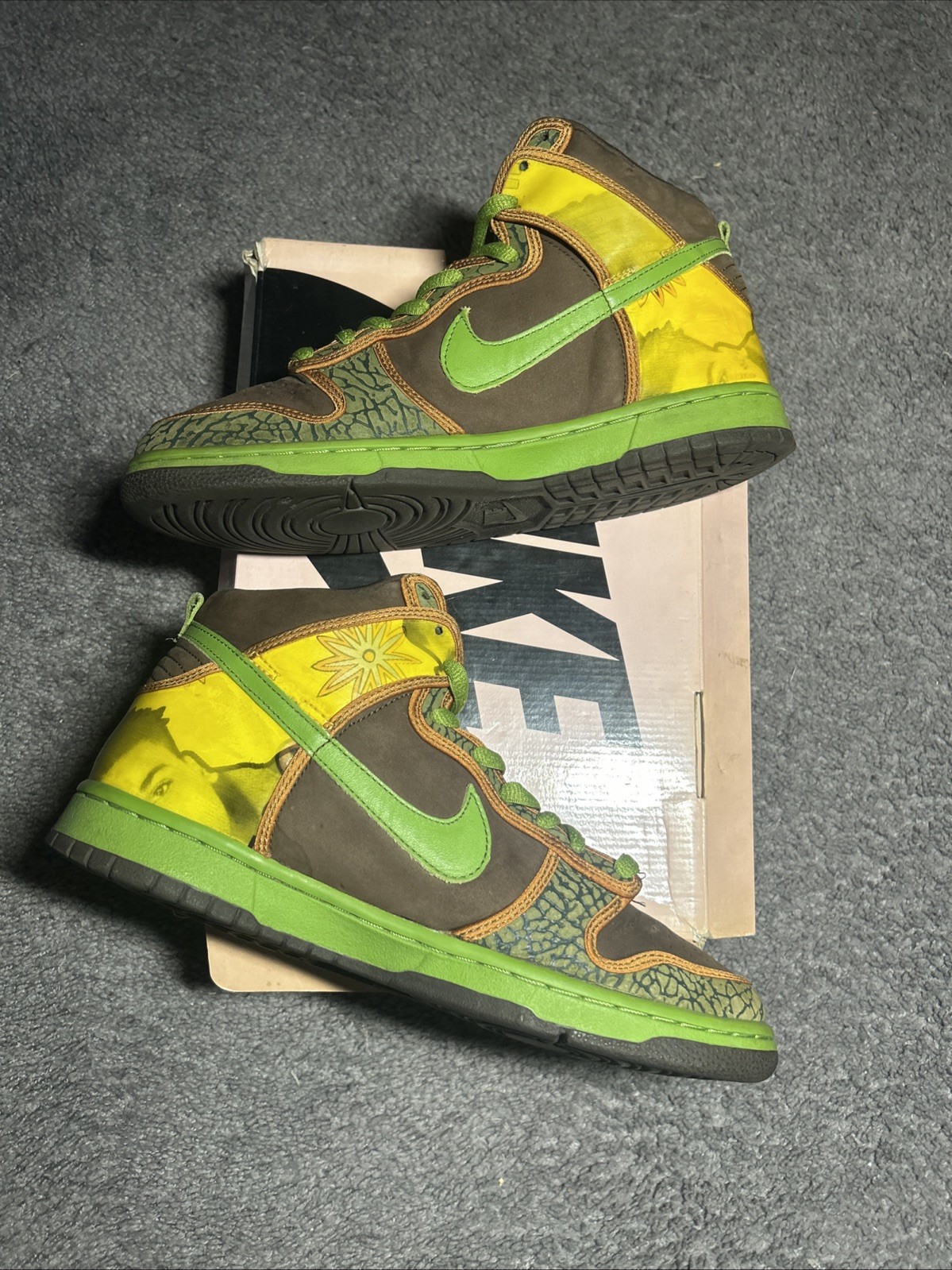 nike dunk high pro sb de la soul size 10 brown 305050 231 vintage 2006 pink box nike dunk high pro sb de la soul size 10 brown 305050 231 vintage 2006 pink box