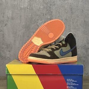 size 8m/9.5w nike concepts x dunk pro sb ‘turdunken high brown’ dc6887 200