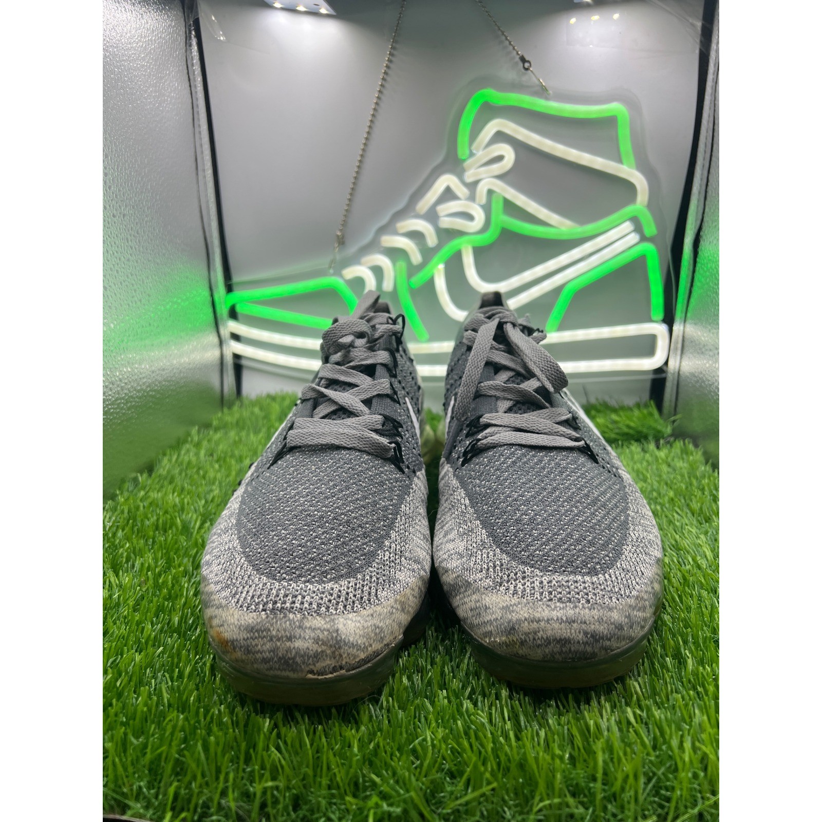 nike air vapormax flyknit mens size 12 running shoes oreo black 849558 002 nike air vapormax flyknit mens size 12 running shoes oreo black 849558 002
