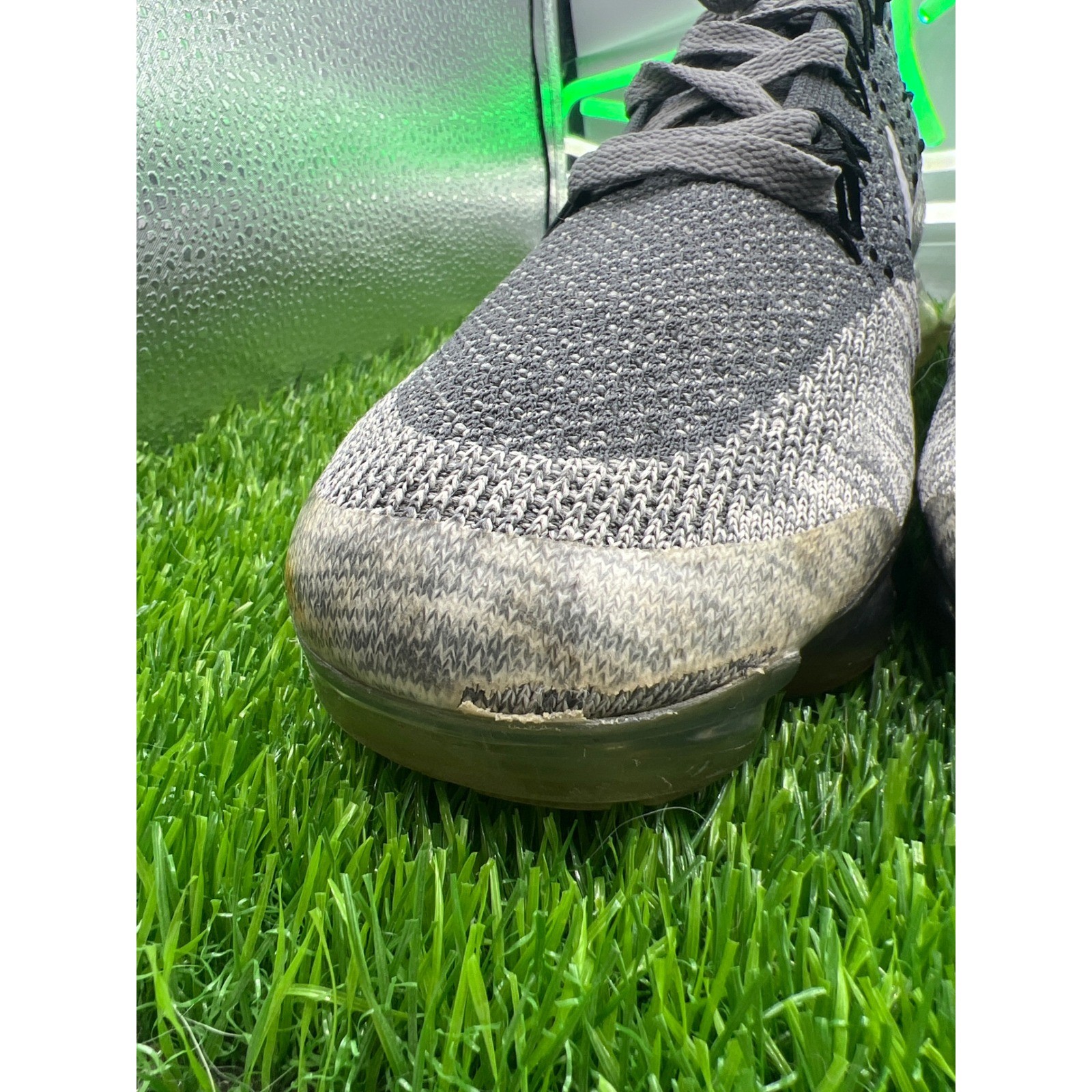 nike air vapormax flyknit mens size 12 running shoes oreo black 849558 002 nike air vapormax flyknit mens size 12 running shoes oreo black 849558 002