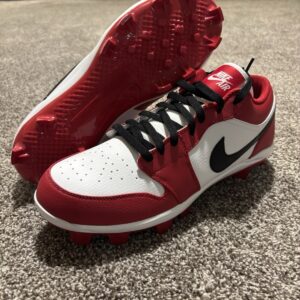 nike air jordan 1 low mcs baseball cleats cj8524 611 men’s size 12