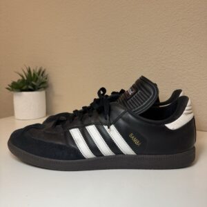 adidas samba men’s size 12 black classic sneakers suede skateboarding sneakers