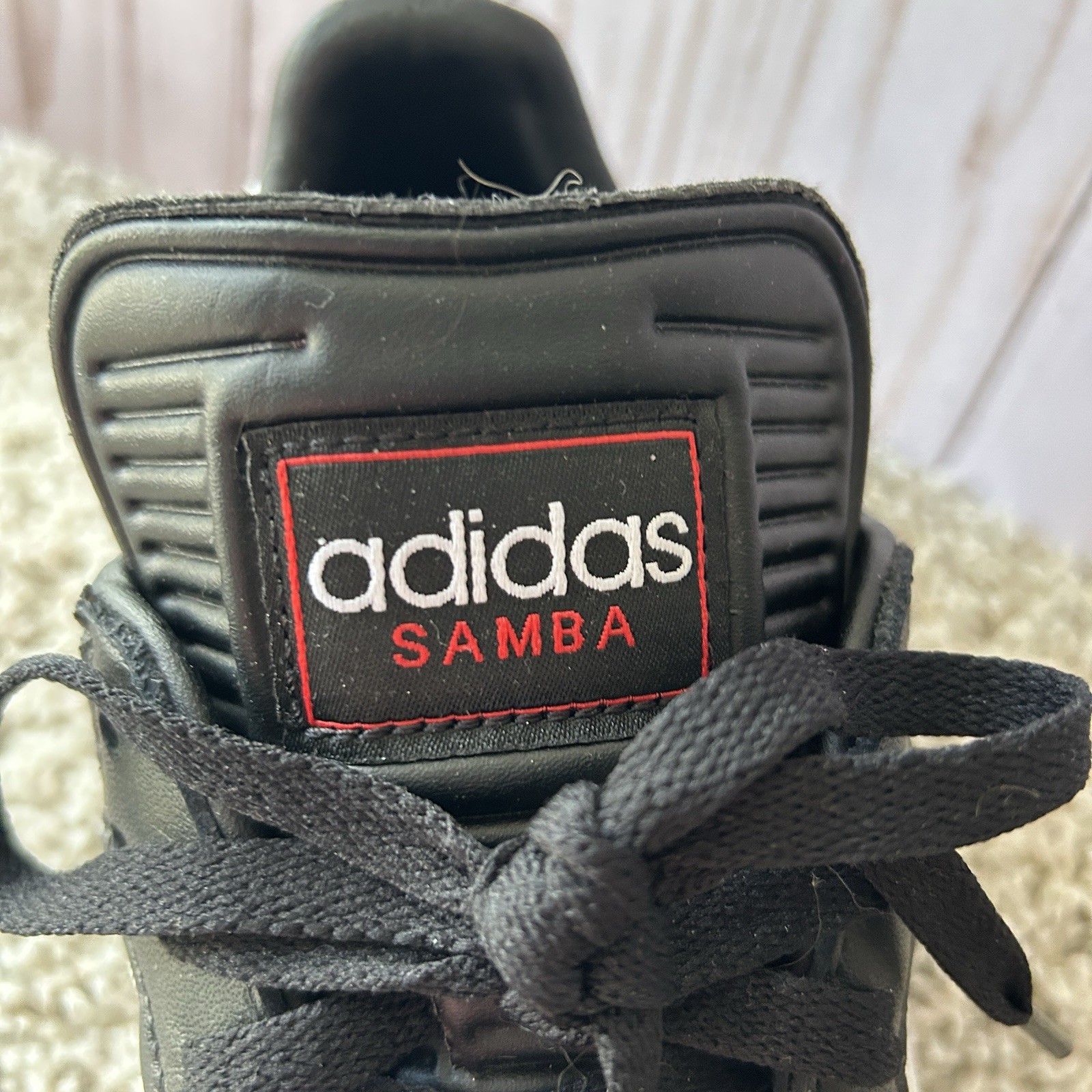 men's adidas samba classic black/white/black size 11.5 left shoe only men's adidas samba classic black/white/black size 11.5 left shoe only