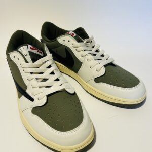 mens 12 air jordan 1 low og sp dm7866 200 reverse olive medium lace