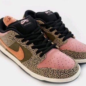 nike sb dunk low pro qs arts rec sz 10.5 ih3211 200 brand new in box safari l@@k